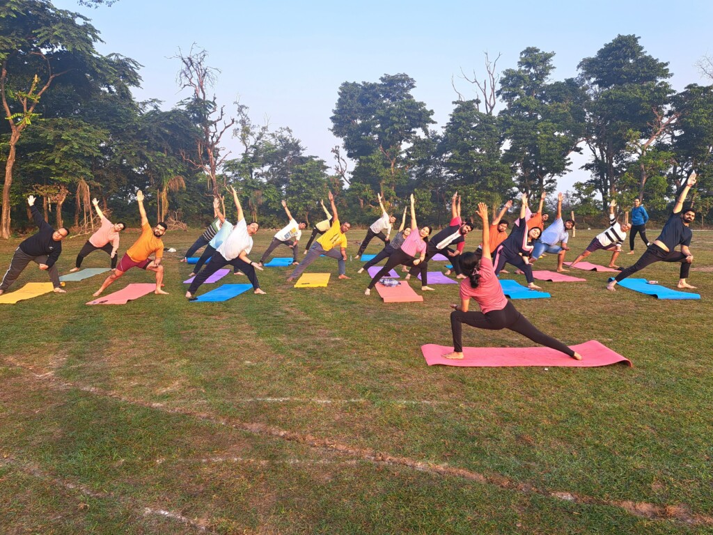 yoga meditation corporate event retreat in rishikesh