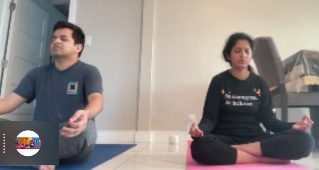 online yoga live sesion class